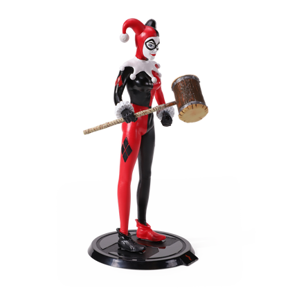NOBLE COLLECTION Bendyfig DC Suicide Squad (Comic) Harley Quinn Jester figurica