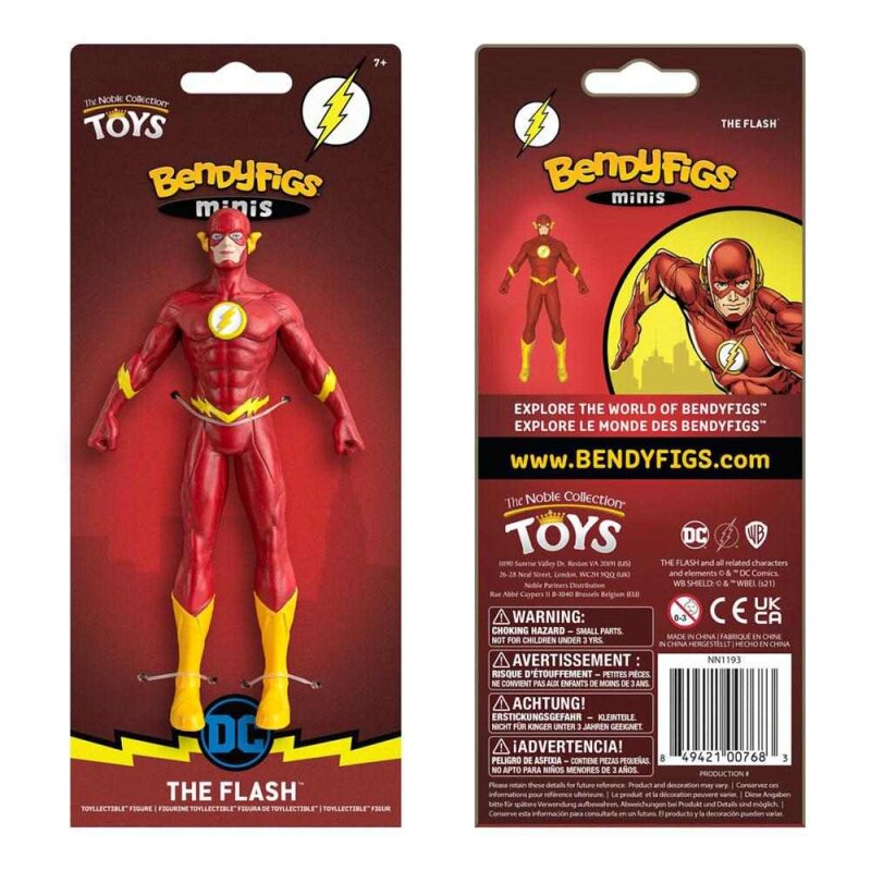 NOBLE COLLECTION Bendyfig DC The Flash (Comic) The Flash mini figurica
