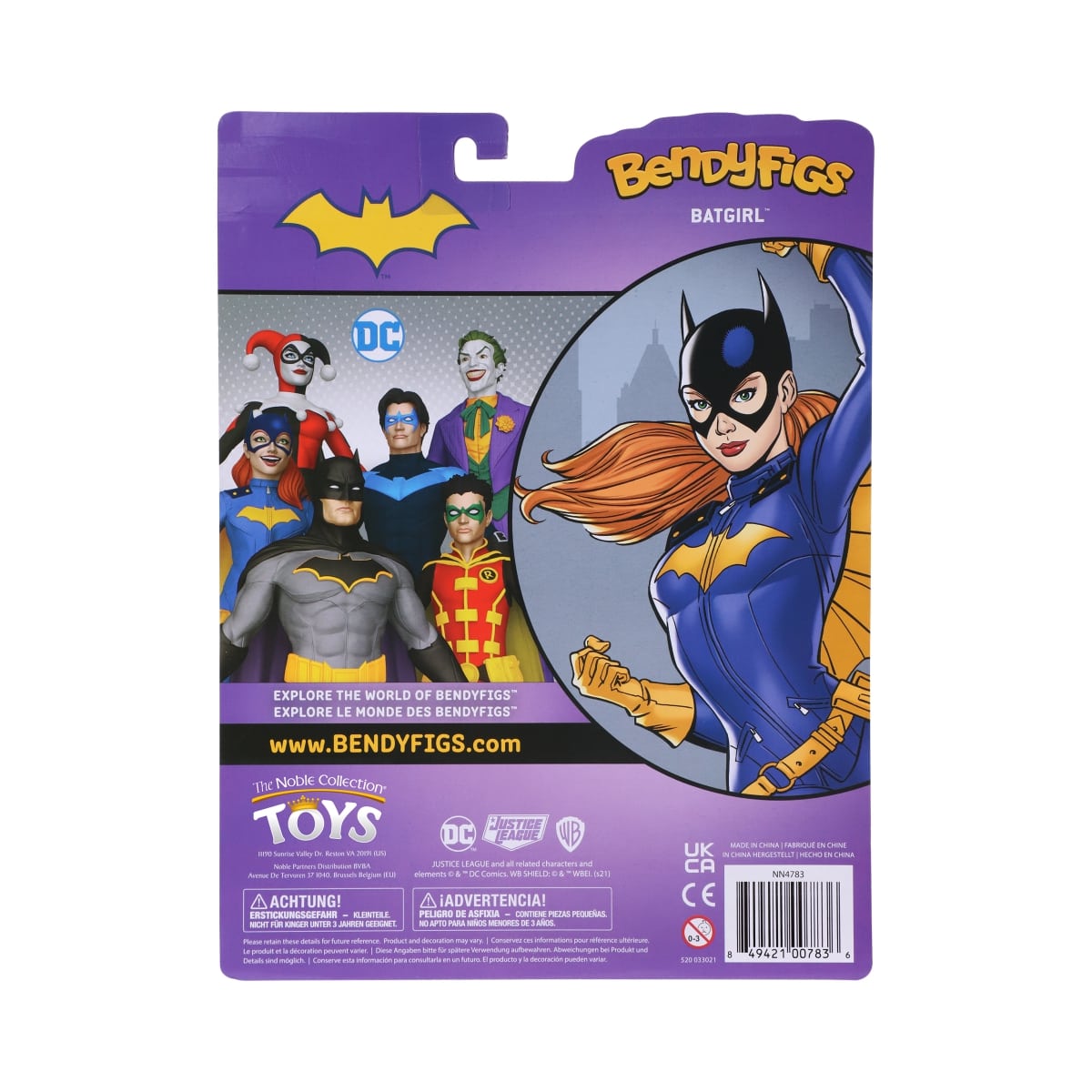 NOBLE COLLECTION Bendyfig DC Batgirl (Comic) Batgirl figurica