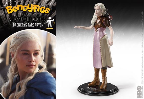 NOBLE COLLECTION Bendyfig Game of Thrones Daenerys Targaryen figurica