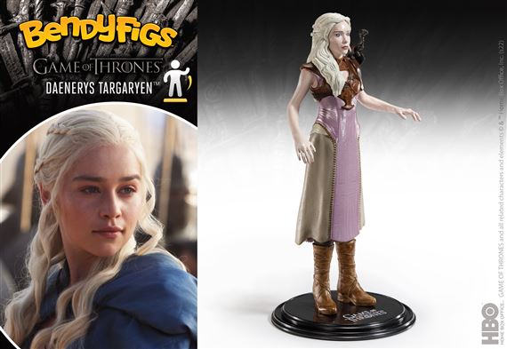 NOBLE COLLECTION Bendyfig Game of Thrones Daenerys Targaryen figurica