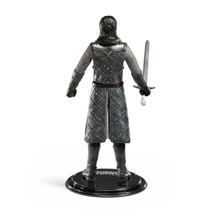 NOBLE COLLECTION Bendyfig Game of Thrones Jon Snow figurica