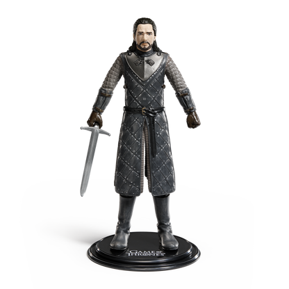 NOBLE COLLECTION Bendyfig Game of Thrones Jon Snow figurica