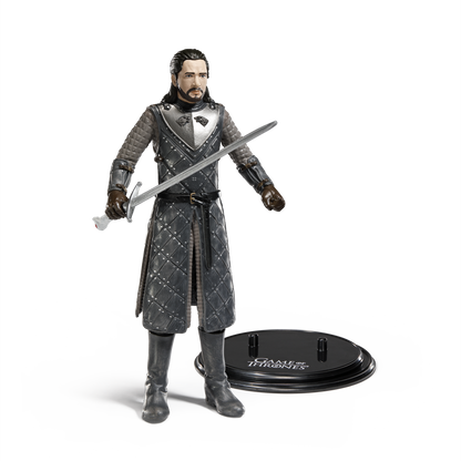 NOBLE COLLECTION Bendyfig Game of Thrones Jon Snow figurica