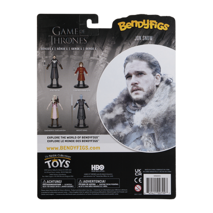 NOBLE COLLECTION Bendyfig Game of Thrones Jon Snow figurica