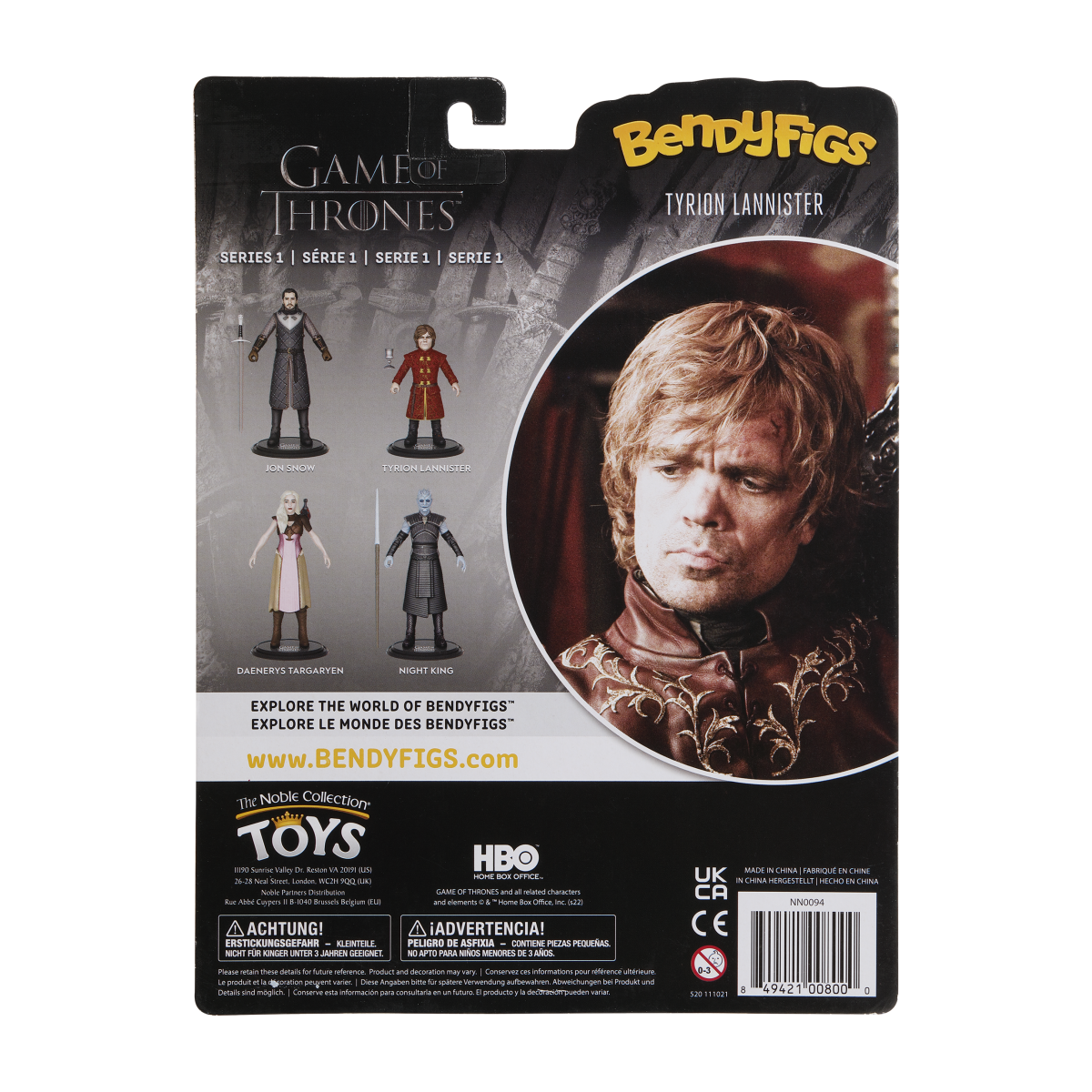 NOBLE COLLECTION Bendyfig Game of Thrones Tyrion Lannister figurica
