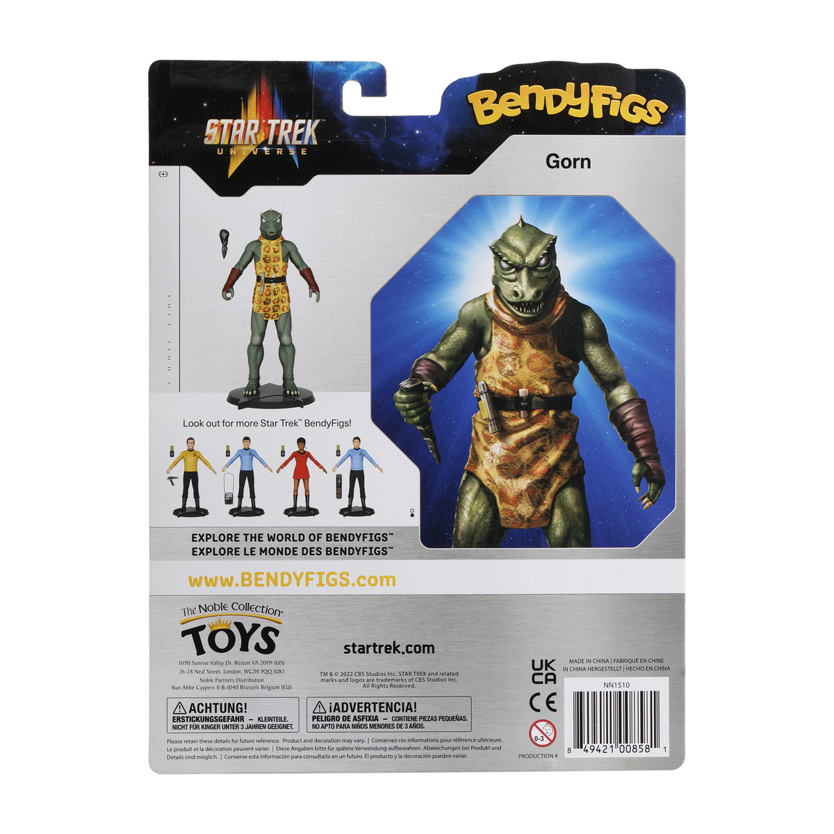 NOBLE COLLECTION - CBS - BENDYFIGS - GORN figura