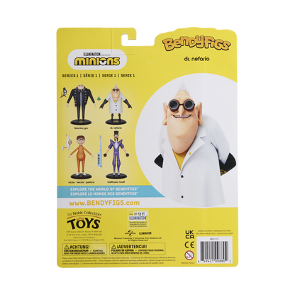NOBLE COLLECTION Bendyfig Universal Minions Dr. Nefario figurica