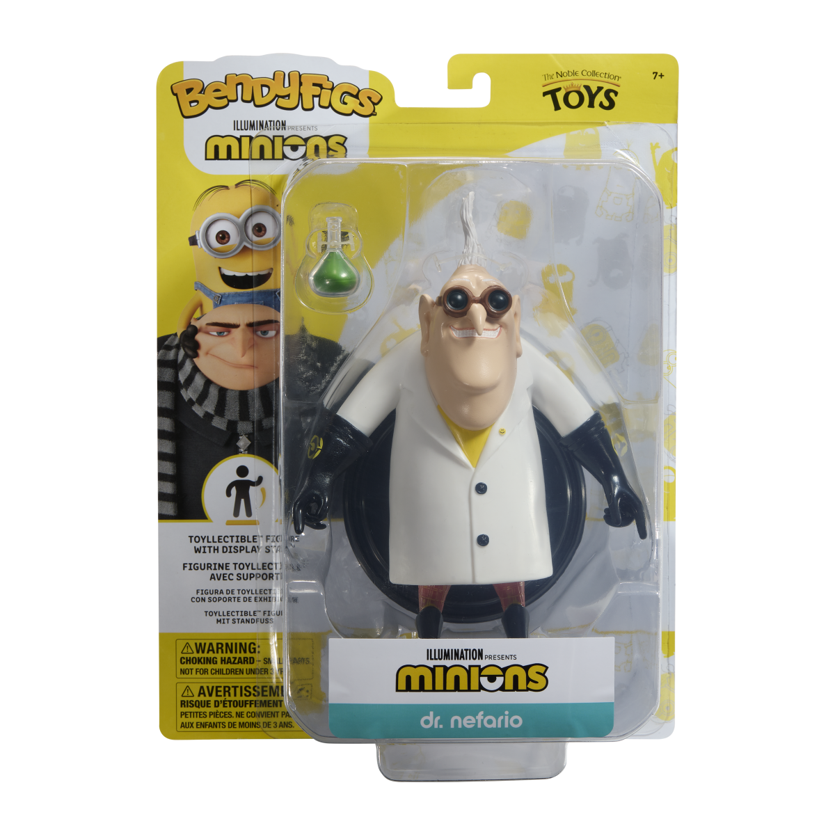 NOBLE COLLECTION Bendyfig Universal Minions Dr. Nefario figurica