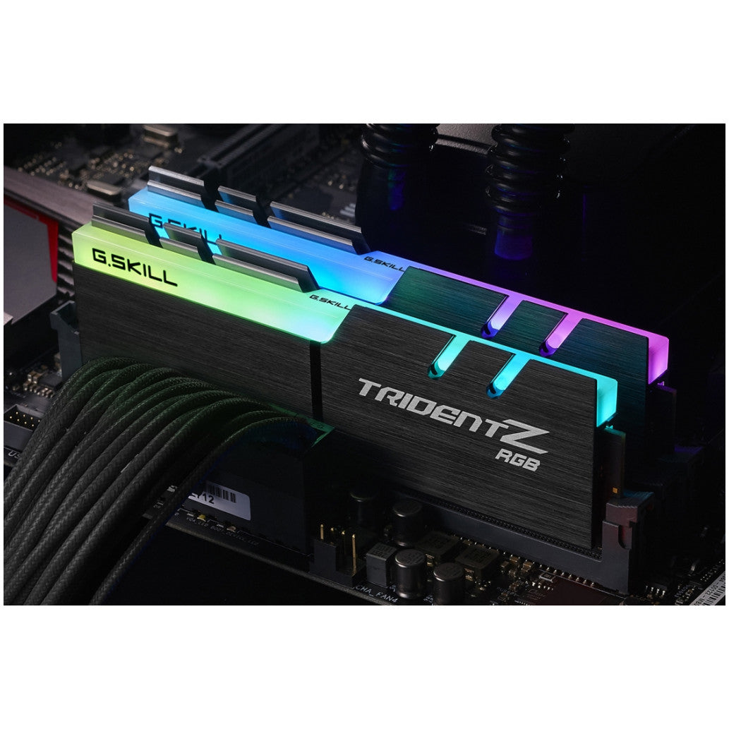 DDR4 16GB 3200MHz CL16 KIT (2x 8GB) G.Skill RGB Trident Z XMP2.0 1,35V Gaming črna (F4-3200C16D-16GTZR)