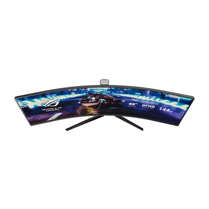 Monitor Asus 124,5 cm (49,0") XG49VQ 3840x1080 Curved Gaming 144Hz VA 4ms 2xHDMI DisplayPort 2xUSB3.2 HAS Zvočniki 2x5W  sRGB125% FreeSync Premium PRO BT HDR400 Strix