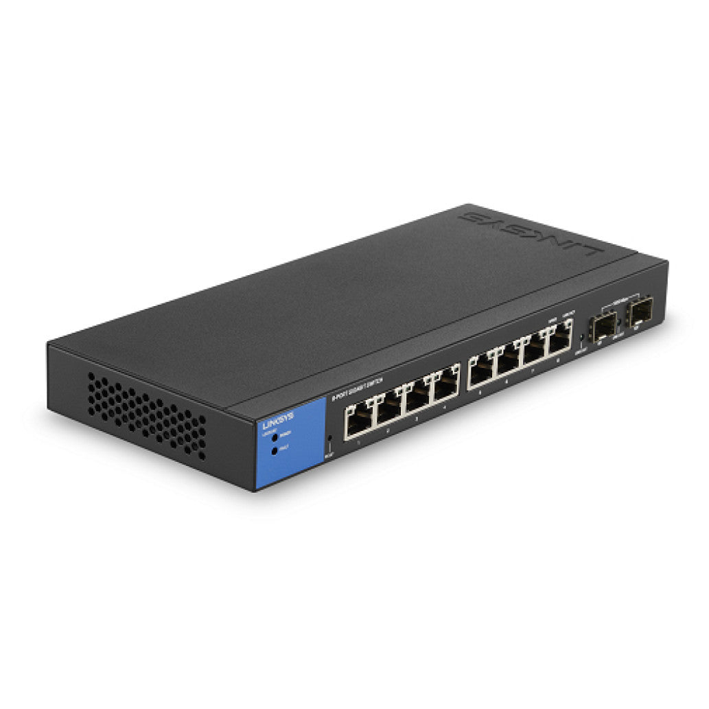 STIKALO 8-PORT 2xSFP Linksys 100/1000 Managed (LGS310C-EU)