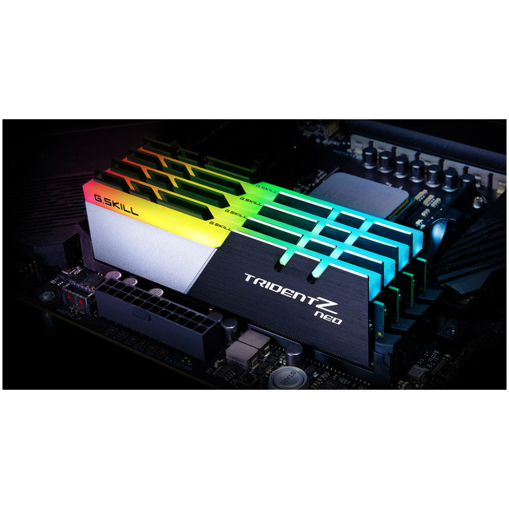 DDR4 32GB 3600MHz CL18 KIT (2x16GB) G.Skill RGB Trident Z Neo XMP2.0 1,35V Gaming črna (F4-3600C18D-32GTZN)