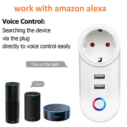 MOYE VOLTAIC WIFI SMART SOCKET WITH USB PORTS