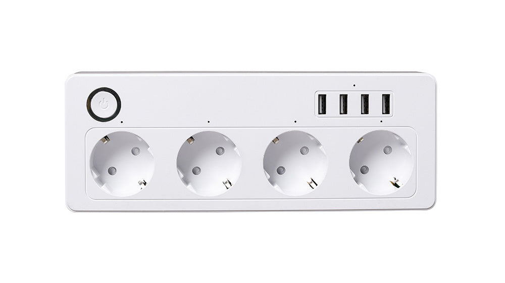 MOYE VOLTAIC SMART POWER STRIP V2 4 EU PLUGS + 4 USB PLUGS 3680W 16A PAMETNA RAZDELILNA LETEV