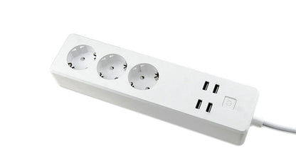 MOYE VOLTAIC SMART POWER STRIP 3 EU PLUGS + 4 USB PLUGS 3680W 16A PAMETNA RAZDELILNA LETEV