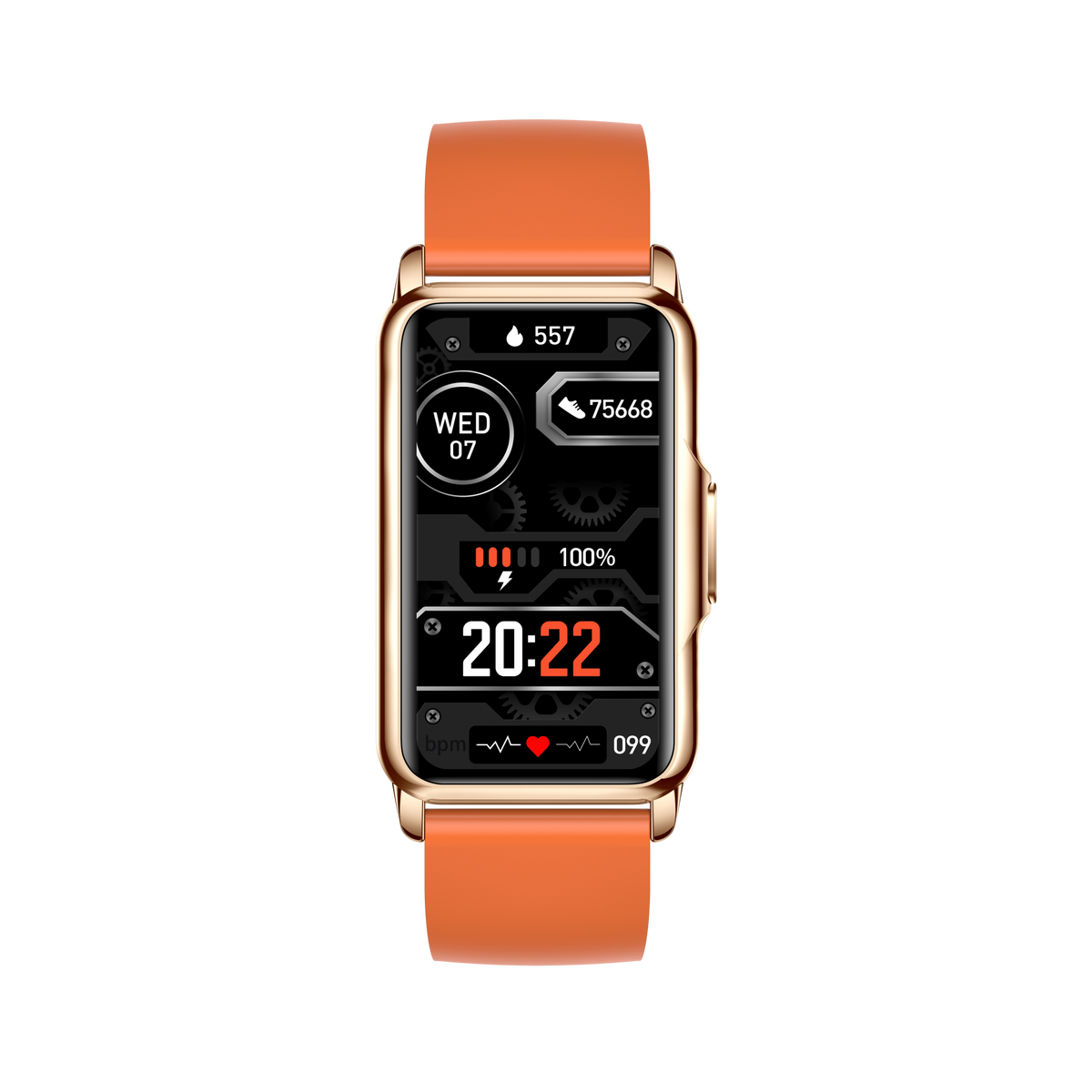 MOYE KRONOS FIT BUDDY SMART BAND ORANŽNE BARVE
