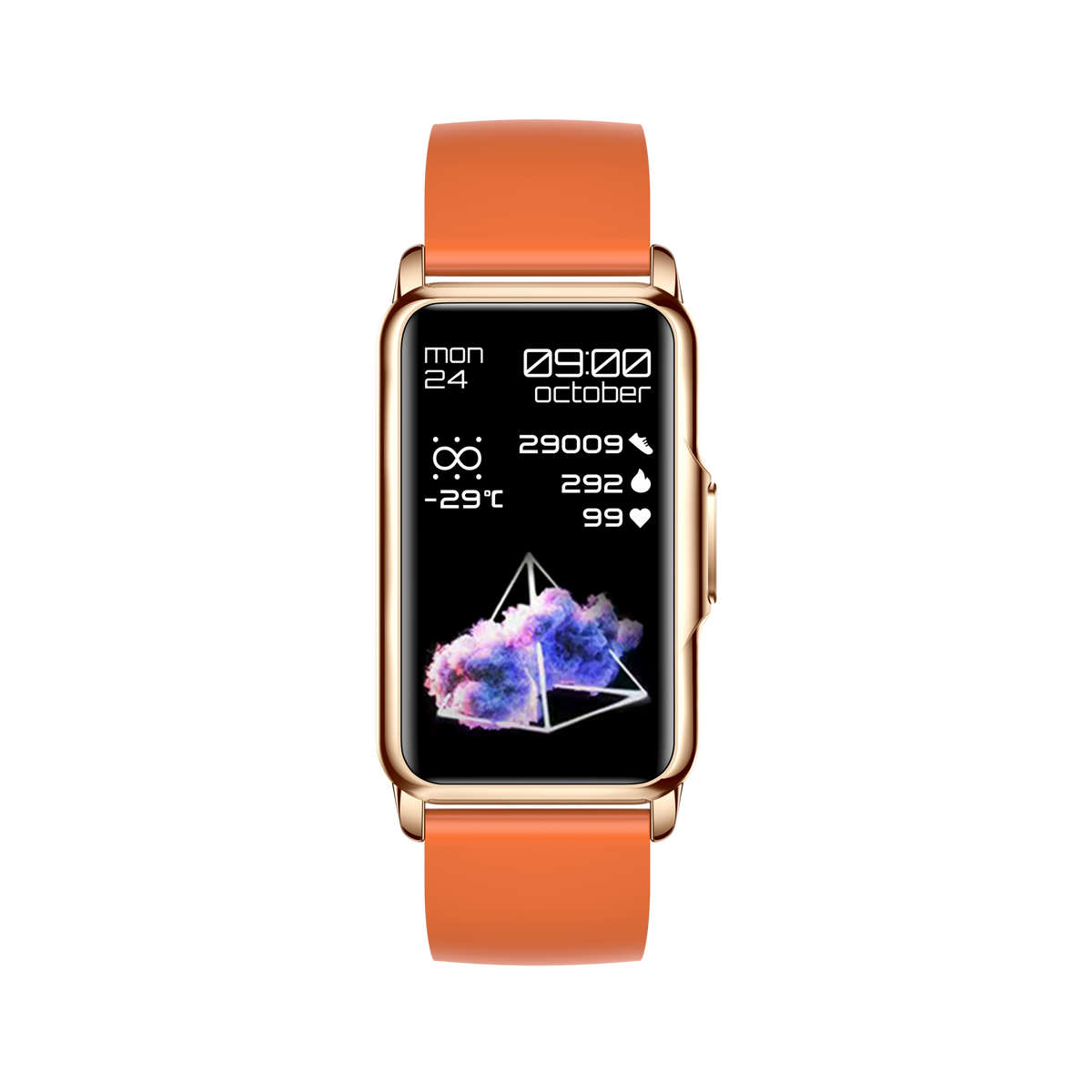 MOYE KRONOS FIT BUDDY SMART BAND ORANŽNE BARVE