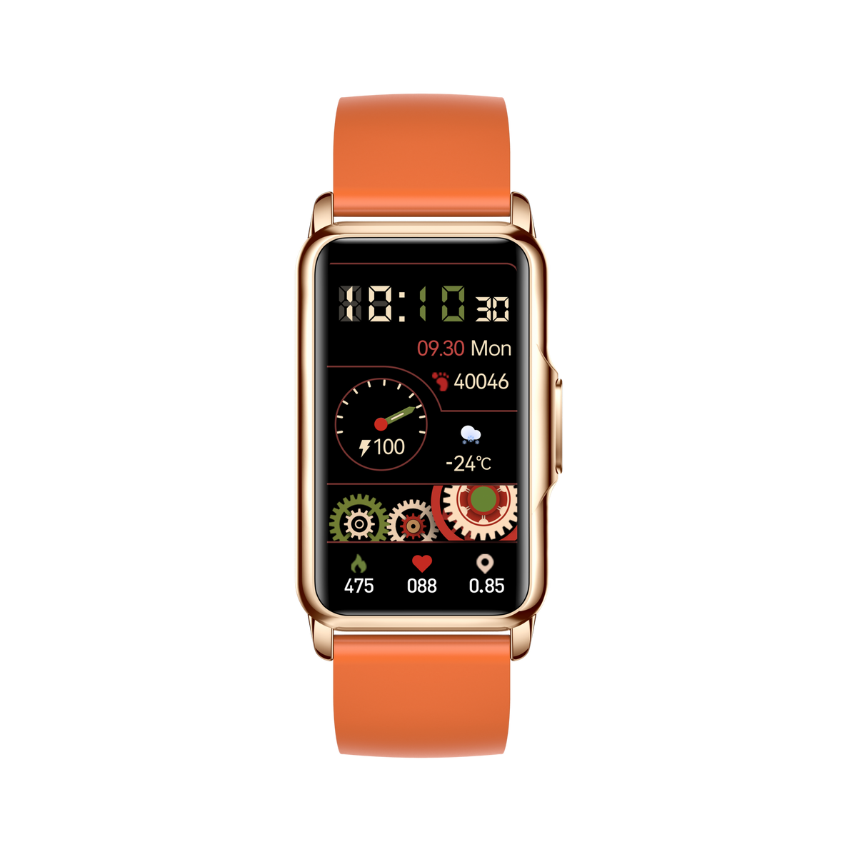 MOYE KRONOS FIT BUDDY SMART BAND ORANŽNE BARVE