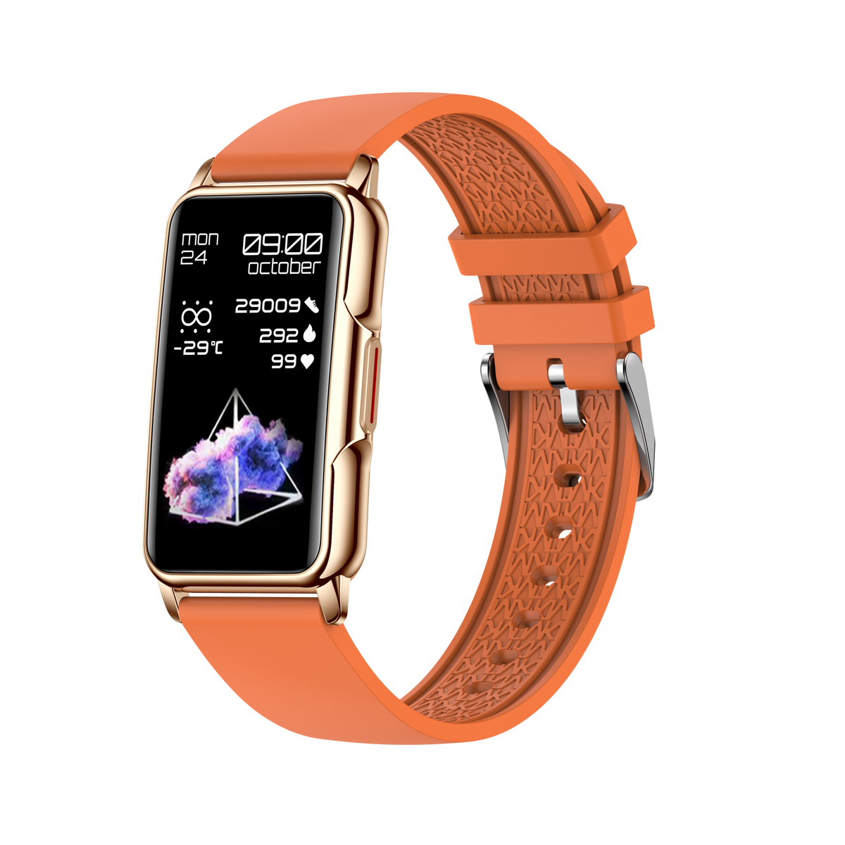 MOYE KRONOS FIT BUDDY SMART BAND ORANŽNE BARVE