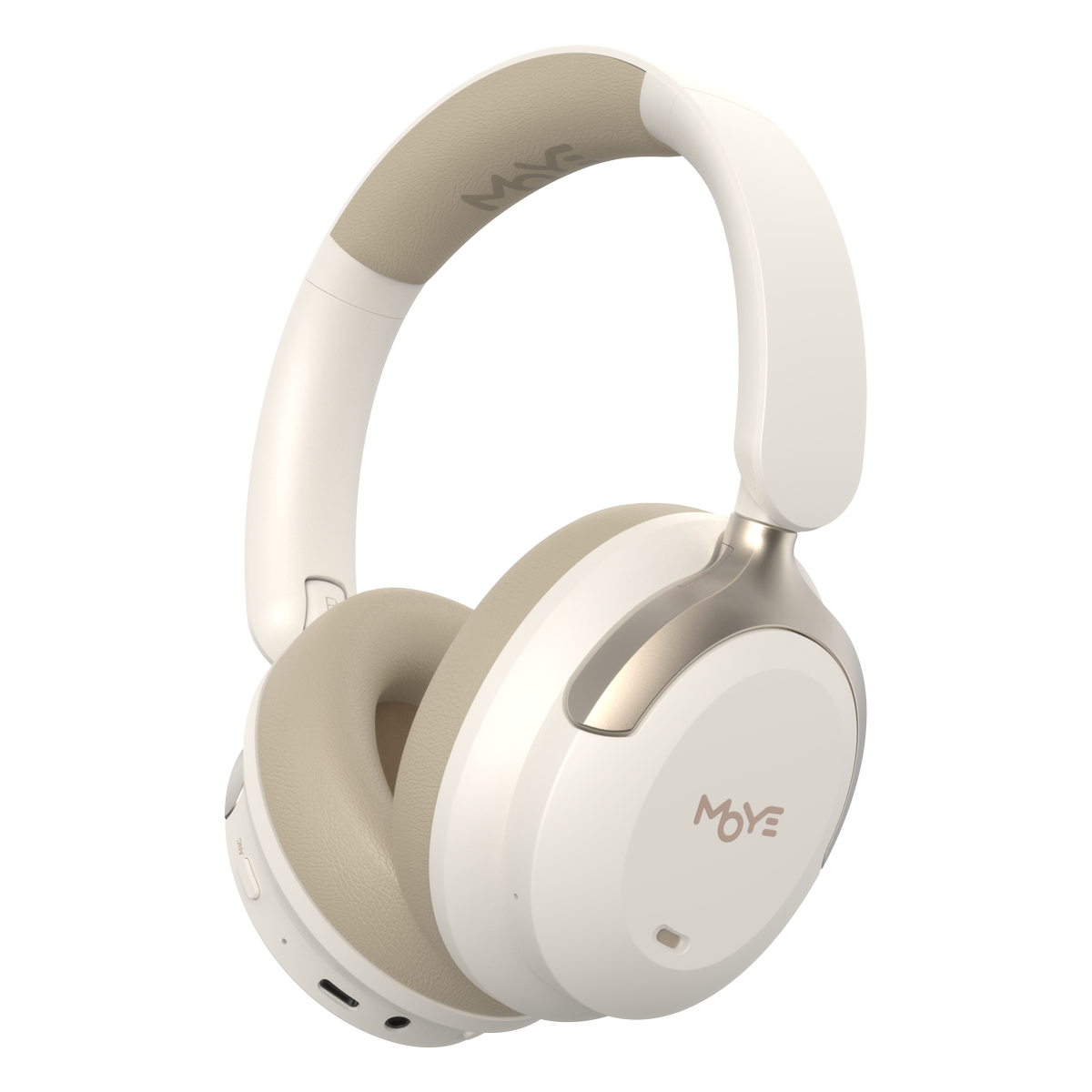 MOYE TIMBRE 2 ANC BLUETOOTH SLUŠALKE BEŽ BARVE