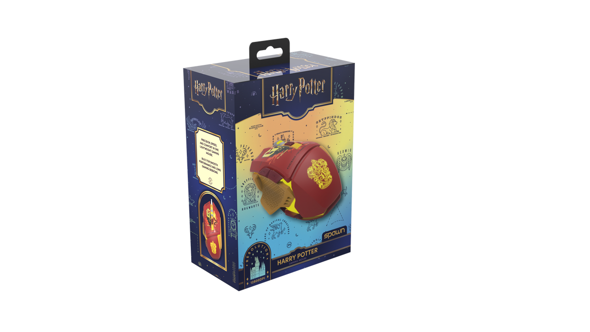 SPAWN GAMING RGB MIŠKA - HARRY POTTER GRYFFINDOR