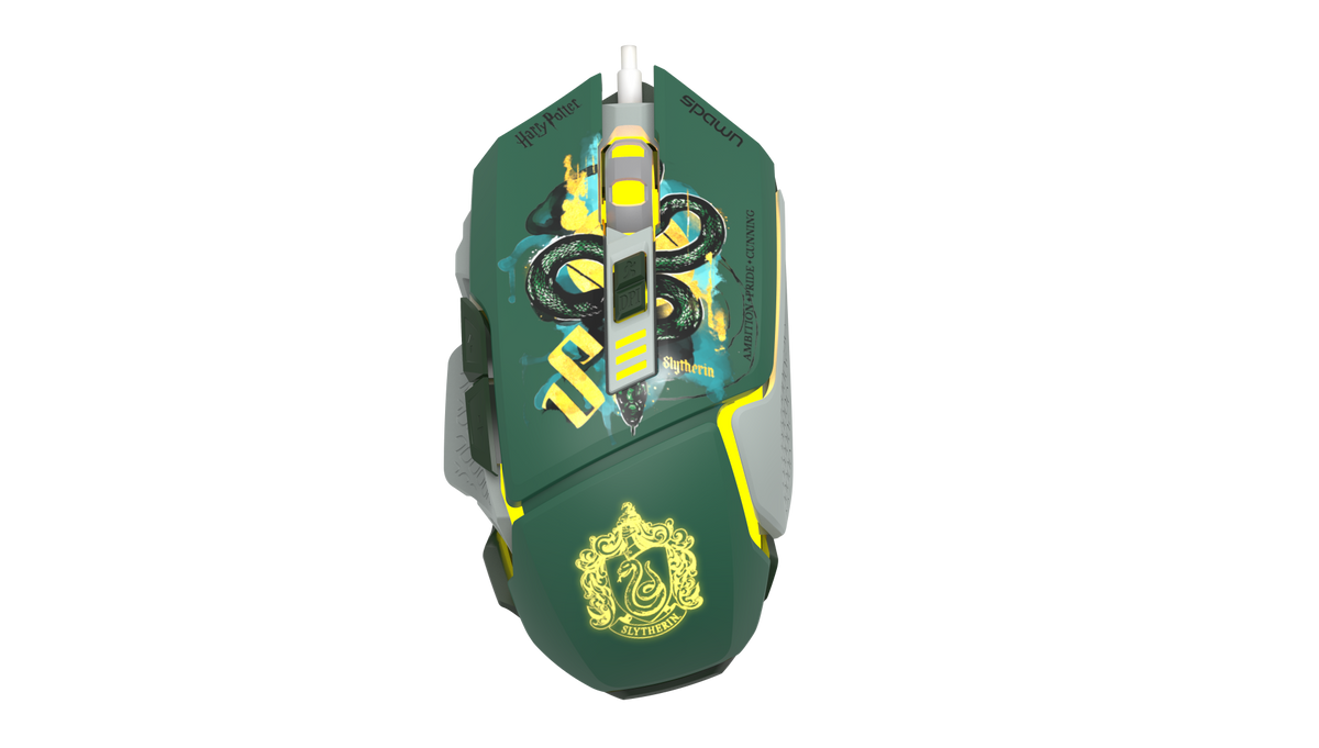 SPAWN GAMING RGB MIŠKA - HARRY POTTER SLYTHERIN