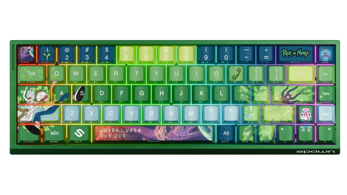 SPAWN MEHANSKA GAMING TIPKOVNICA - RICK AND MORTY