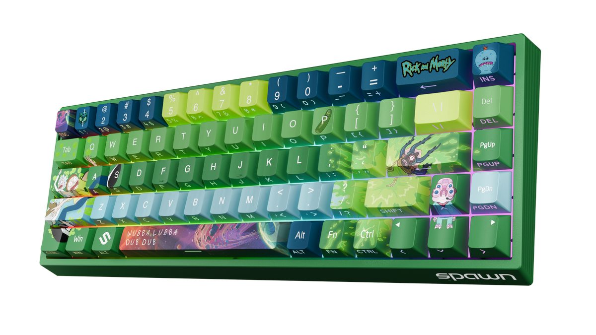 SPAWN MEHANSKA GAMING TIPKOVNICA - RICK AND MORTY