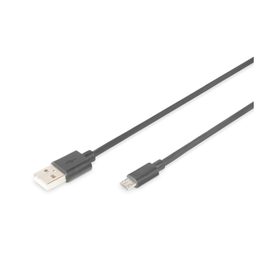 Kabel USB A => micro USB 1,80m (za mobitele) Digitus (AK-300110-030-S)