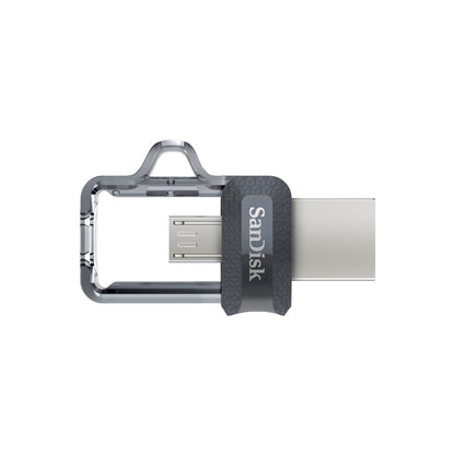 Spominski ključek 32GB USB-micro/A Sandisk Ultra Dual 150MB/s plastičen drsni micro črn OnTheGo združljiv (SDDD3-032G-G46)