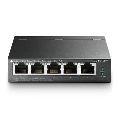 STIKALO 5-PORT TP-Link 100/1000 PoE (TL-SG1005P-V2)