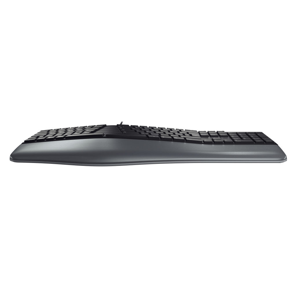 Tipkovnica USB Cherry KC 4500 ERGO UK | SLO gravura črna (JK-4500GB-2)