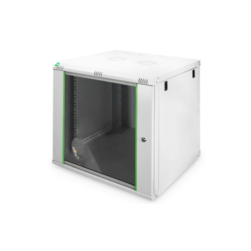 Kabinet zidni 12U 638 600x600 sestavljen siv Digitus (DN-19 12U-6/6-EC)