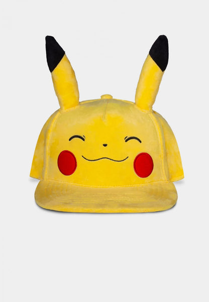 DIFUZED: Pokémon - Smiling Pikachu plišasta snapback kapa