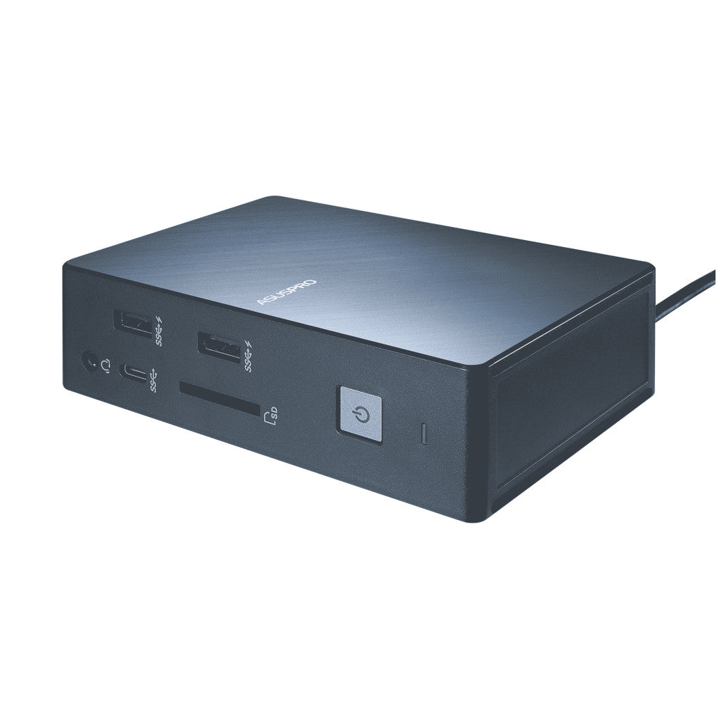 Priklopna postaja USB-C => Asus SlimPro Dock 2 1x HDMI 2xDisplayPort 1xVGA USB 2xUSB-C 180W Čitalec kartic (90NX0460-P00030)