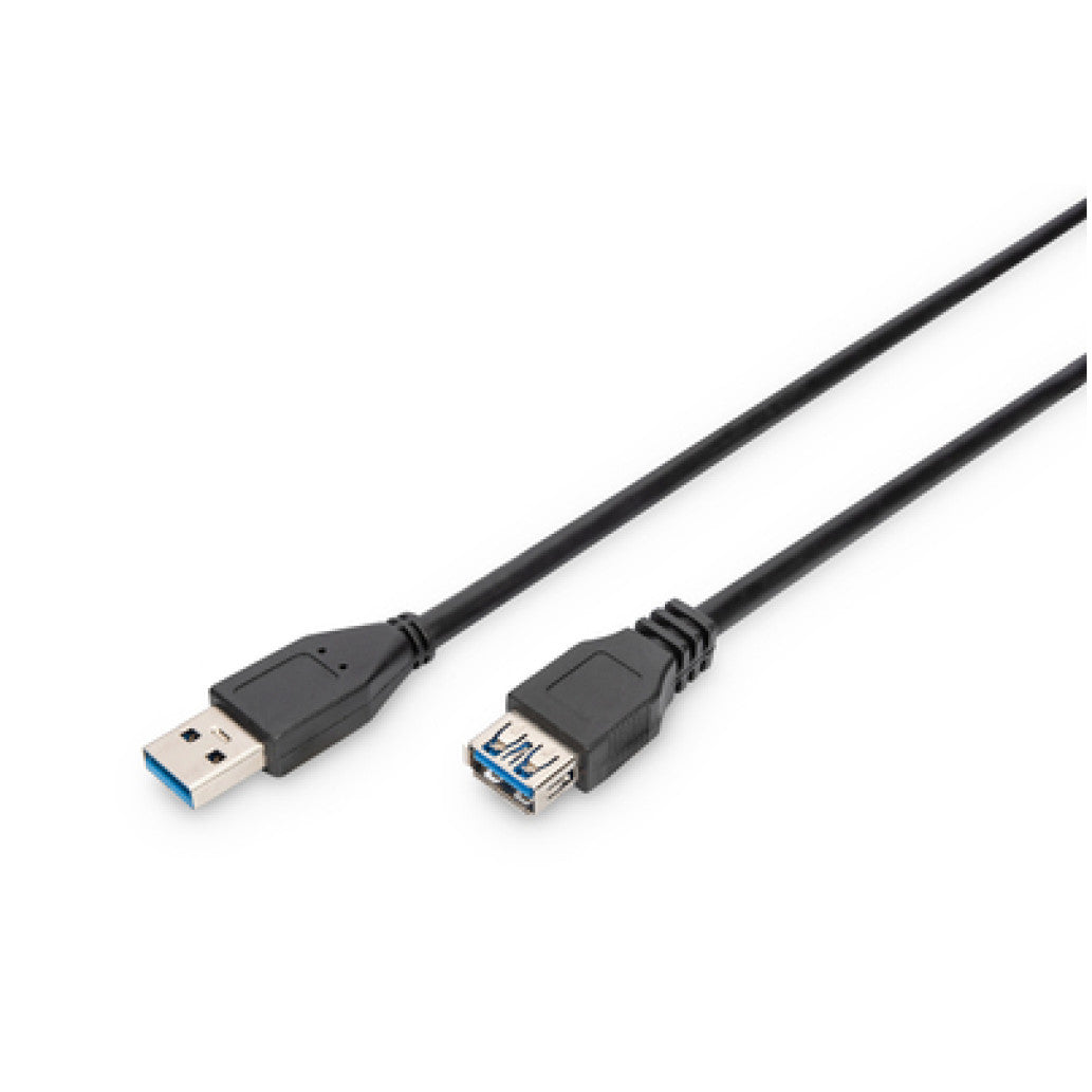 Kabel USB 3.0 A => A 1,80m - podaljšek Digitus (AK-300203-018-S)