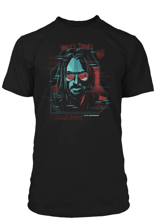 JINX: Cyberpunk 2077 - Digital Ghost črna premium majica M
