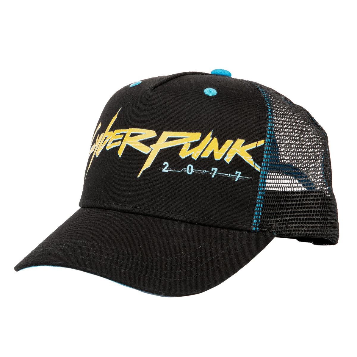JINX: Cyberpunk 2077 - Cyberpunker črna/modra snapback kapa