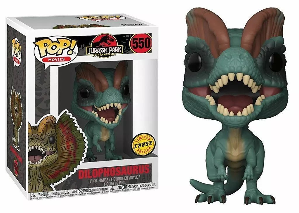 FUNKO POP MOVIES: JURASSIC PARK - DILOPHOSAURUS W/CHASE