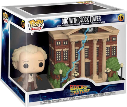 FUNKO POP TOWN: BTTF- DOC W/ CLOCK TOWER