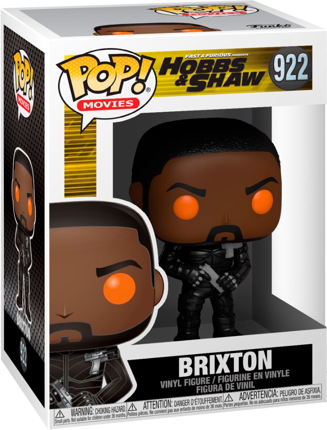 FUNKO POP MOVIES: HOBBS & SHAW- BRIXTON W/ ORANGE EYES