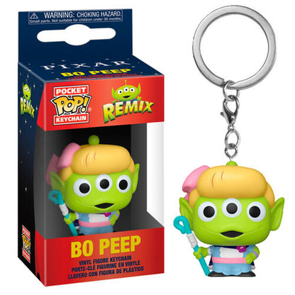 FUNKO POCKET POP KEYCHAIN Pixar allien remix Bo Peep obesek