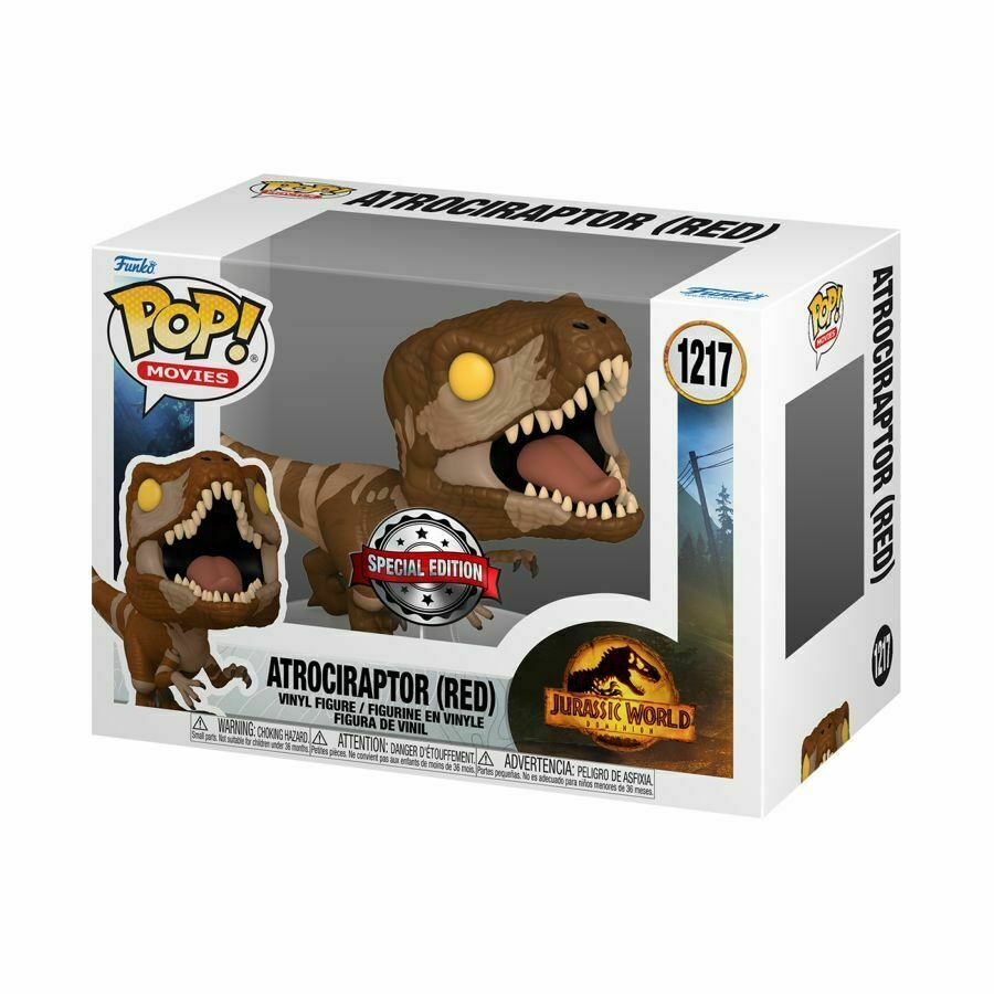 FUNKO POP MOVIES: JW3 - ATROCIRAPTOR (RED)