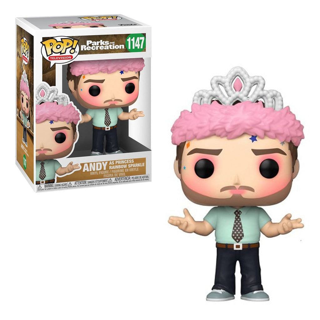 FUNKO POP TV: PARKS & REC - ANDY AS PRINCESS RAINBOW SPARKLE