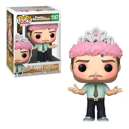 FUNKO POP TV: PARKS & REC - ANDY AS PRINCESS RAINBOW SPARKLE