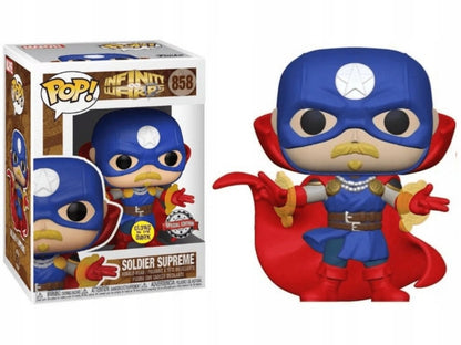 FUNKO POP: MARVEL - INFINITY WARPS - SOLDIER SUPREME (GLOW) (EXC.)