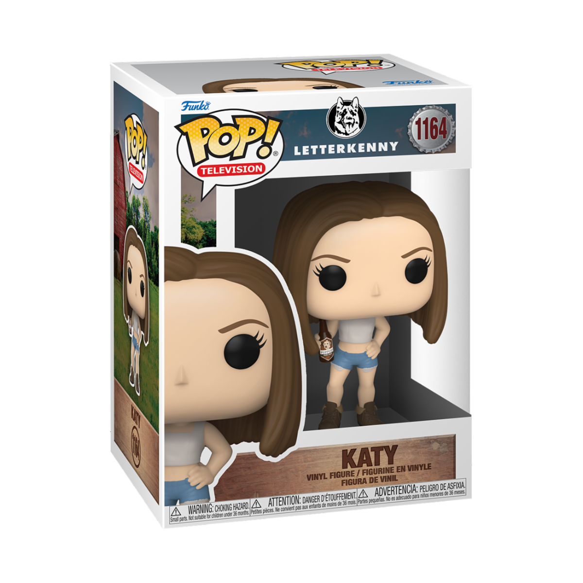 FUNKO POP TELEVISION: LETTERKENNY - KATY W/ PUPPERS & BEER