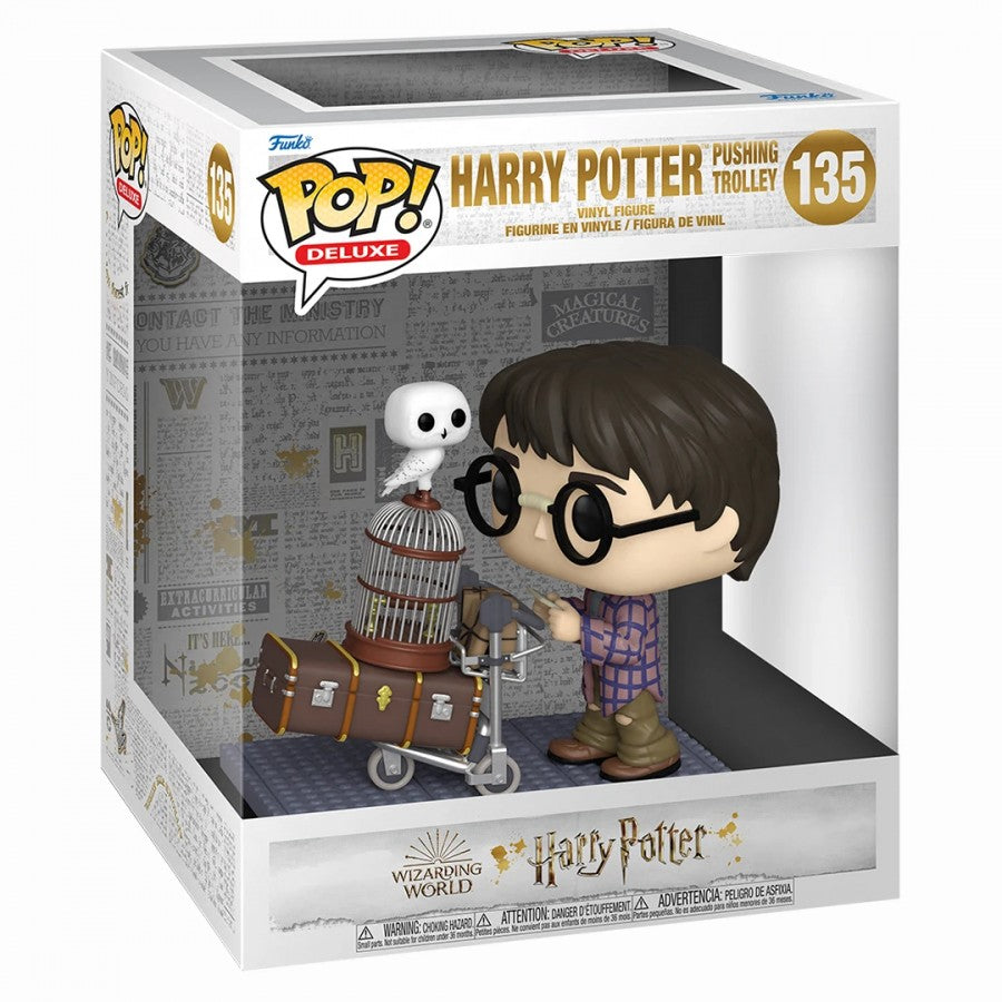 FUNKO POP DELUXE: HP ANNIVERSARY - HARRY PUSHING TROLLEY