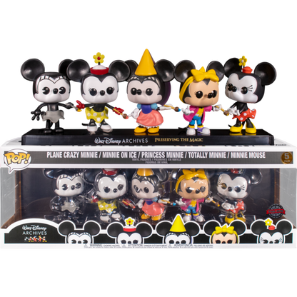 FUNKO POP DISNEY: MINNIE MOUSE - MINNIE 5-PACK